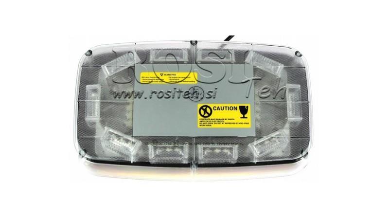 LED MAGNETIC STROBE ROTATING LIGHT 20 LED 50W 12V-24V