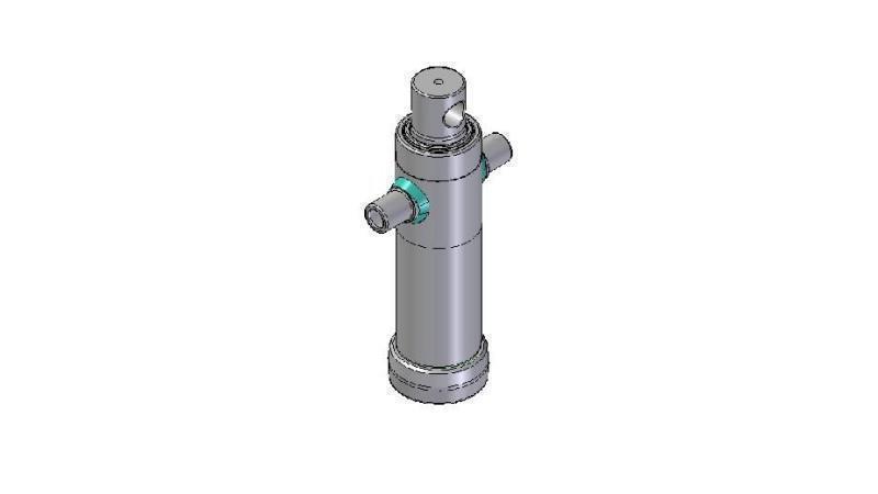 3021F -TELESCOPICKÝ CYLINDR STANDARD/DÍRA 2 STUPNĚ ZDVIH 495 PRŮMĚR 95