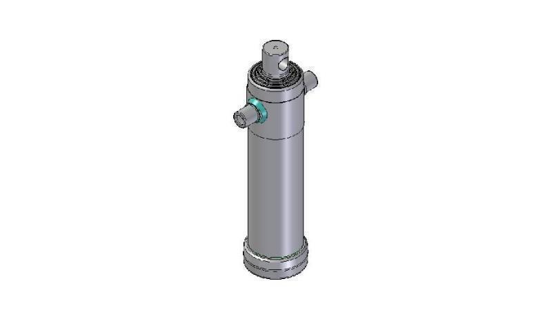 3048F -TELESCOPICKÝ CYLINDR STANDARD/DÍRA 4 STUPNĚ CESTA 1710 PRŮMĚR 124