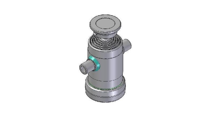 3050S -TELESCOPICKÝ CYLINDR STANDARD/KULIČKA 5 STUPŇŮ ZDVIH 690 PRŮMĚR 124