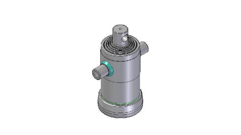 3051F -TELESCOPIC CYLINDER STANDARD/HOLE 5 STAGES TRAVEL 980 FI 152