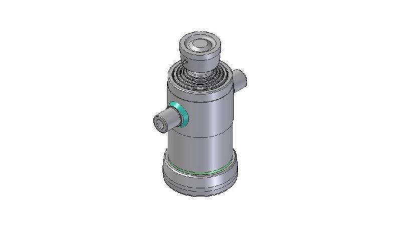 3052S -TELESCOPICKÝ CYLINDR STANDARD/KULIČKA 5 STUPŇŮ ZDVIH 1230 PRŮMĚR 152