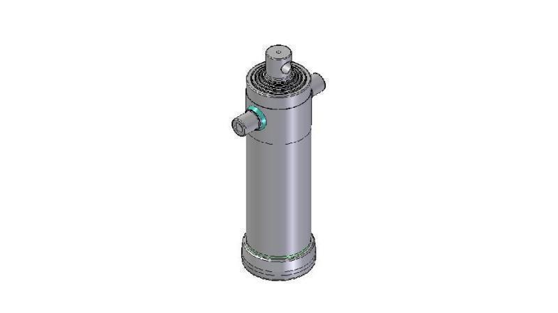 3056F -TELESCOPIC CYLINDER STANDARD/HOLE 5 STAGES STROKE 2480 FI 152