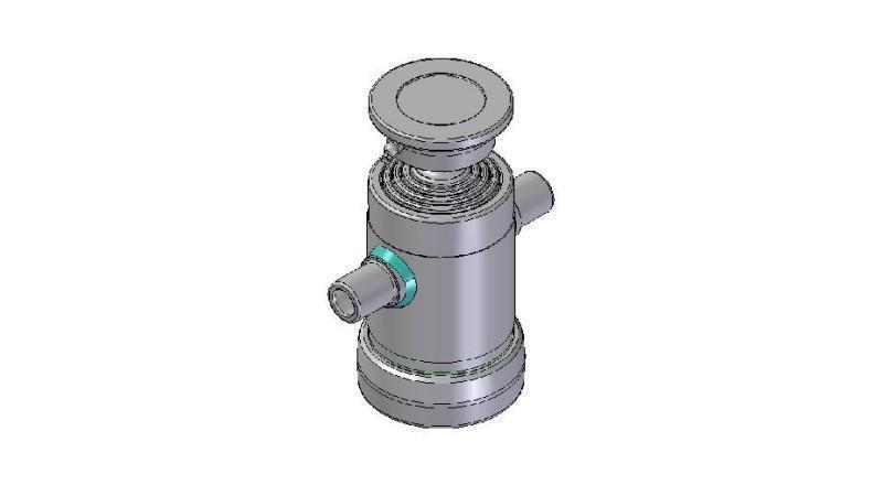 3060S -TELESCOPICKÝ CYLINDR STANDARD/KULIČKA 4 STUPNĚ ZDVIH 500 PRŮMĚR 112