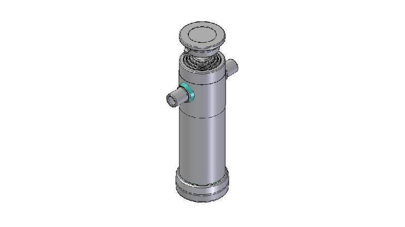 3066S -TELESCOPICKÝ CYLINDR STANDARD/KULIČKA 4 STUPNĚ ZDVIH 1190 PRŮMĚR 112