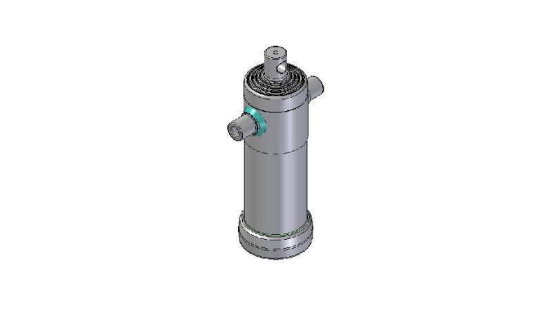 3094F -TELESCOPICKÝ CYLINDR STANDARD/DÍRA 5 STUPŇŮ ZDVIH 1490 FI 124