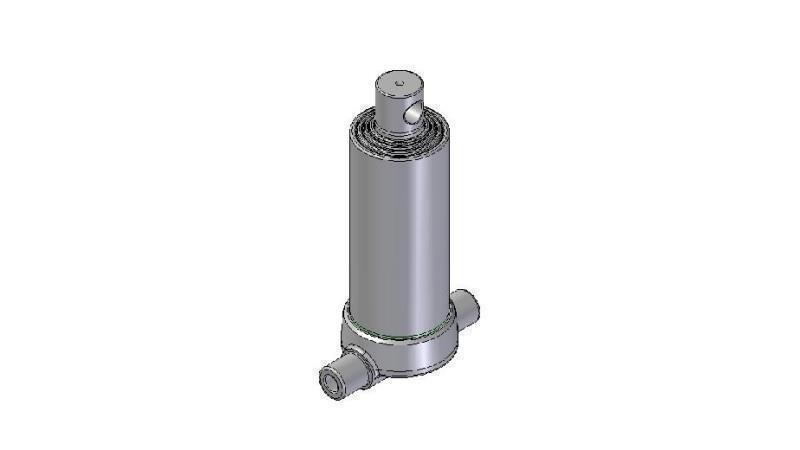 3543F -TELESCOPIC CYLINDER INFERIOR – HOLE 4 DEGREES STROKE 950 FI 124