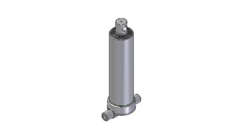 3547F -TELESCOPIC CYLINDER INFERIOR – HOLE 4 DEGREES STROKE 1510 FI 124