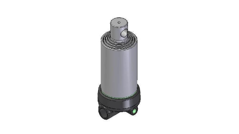 3641F -TELESCOPICKÝ CYLINDR DÍRA - DÍRA 4 KROKY CESTA 670 FI 124