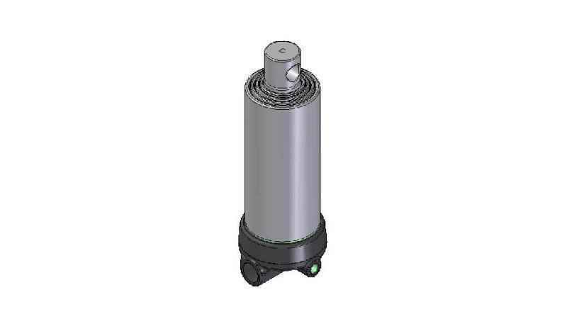 3643F -TELESCOPICKÝ CYLINDR DÍRA - DÍRA 4 KROKY CESTA 950 FI 124