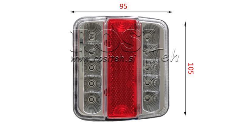 SADA LED MAGNETICKÝCH SVĚTEL S KABELEM 7,5m 2,5m