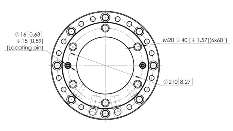 HYDRAULIC ROTATOR CPR8-01 33000-8000 KG