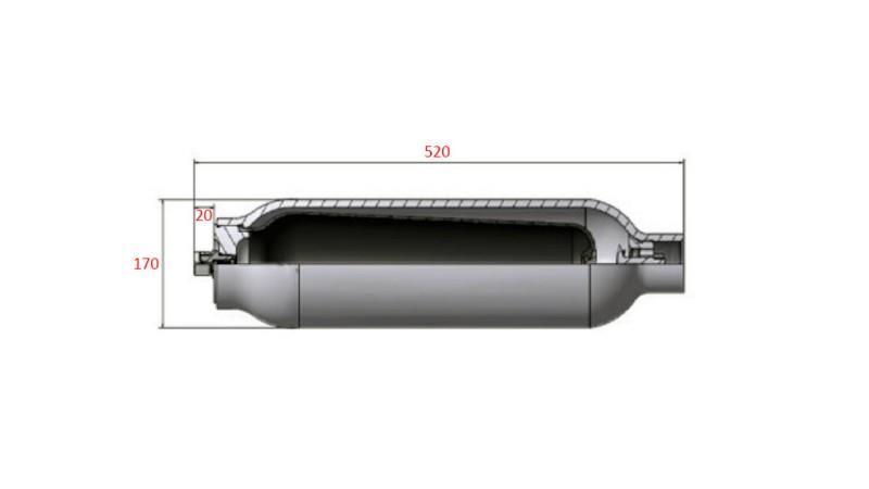 HYDRAULIC ACCUMULATOR 6.5 LIT