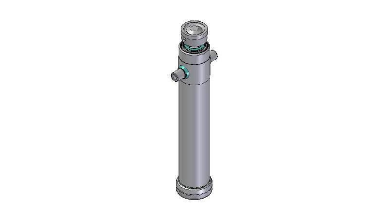 4028S -TELESCOPICKÝ CYLINDR STANDARD/KULIČKA 2 STUPNĚ ZDVIH 1195 PRŮMĚR 124