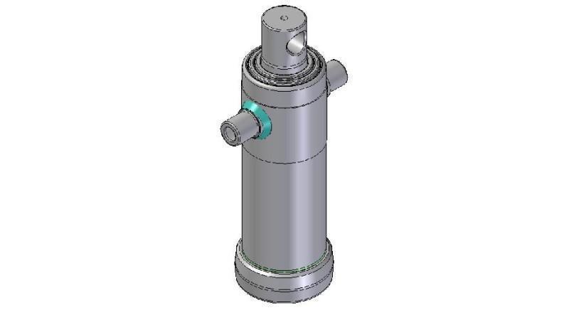 4033F -TELESCOPICKÝ CYLINDER STANDARD/DÍRA 3 STUPNĚ ZDVIH 893 PRŮMĚR 124