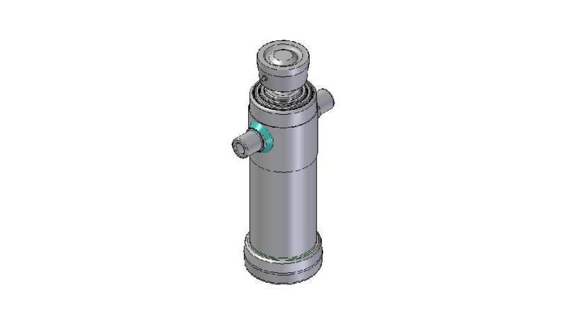 4035S -TELESCOPICKÝ CYLINDR STANDARD/KULIČKA 3 STUPNĚ ZDVIH 1283 PRŮMĚR 124