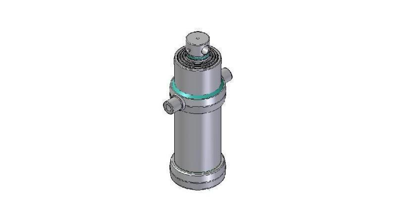 4046F -TELESCOPICKÝ CYLINDR STANDARD/DÍRA 4 STUPNĚ ZDVIH 1690 FI 170