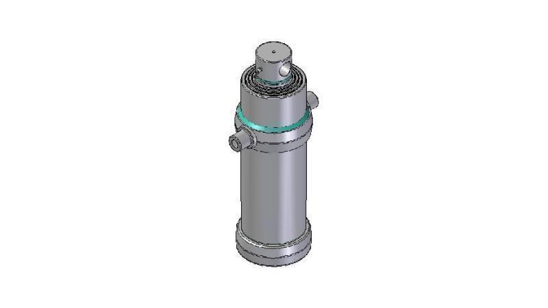 4049F -TELESCOPICKÝ CYLINDR STANDARD/DÍRA 4 STUPNĚ ZDVIH 2510 FI 190