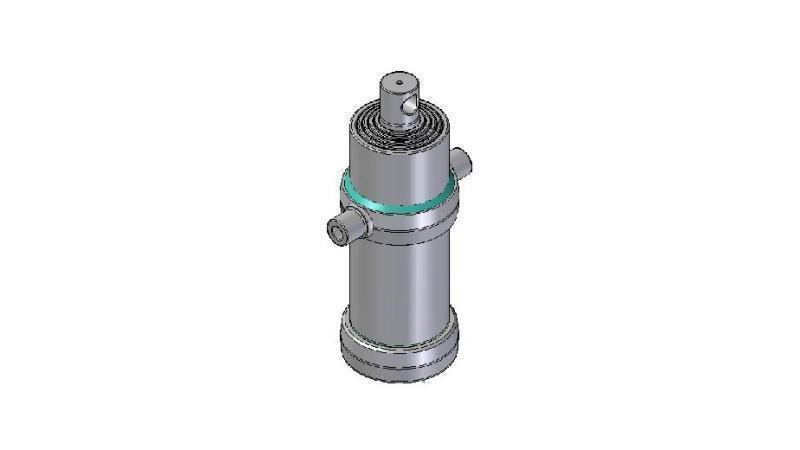 4050F -TELESCOPIC CYLINDER STANDARD/HOLE 5 STAGES TRAVEL 1870 FI 170