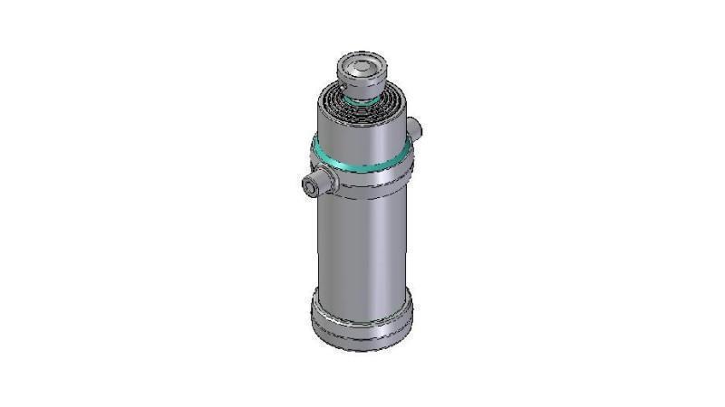 4053S - TELESCOPICKÝ CYLINDR STANDARD/KULIČKA 5 STUPŇŮ ZDVIH 2450 PRŮMĚR 190