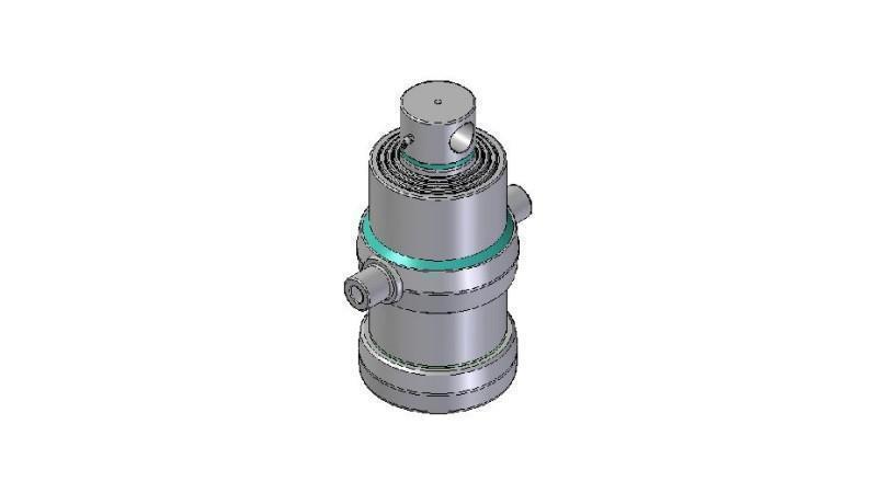 4080F -TELESCOPICKÝ CYLINDR STANDARD/DÍRA 4 STUPNĚ CESTA 1010 PRŮMĚR 190