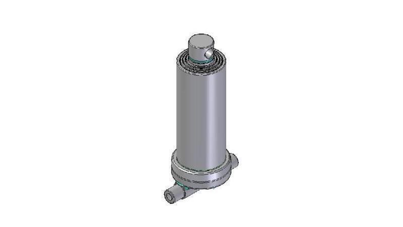 4545F -TELESCOPIC CYLINDER INFERIOR – HOLE 4 DEGREES STROKE 1490 FI 170