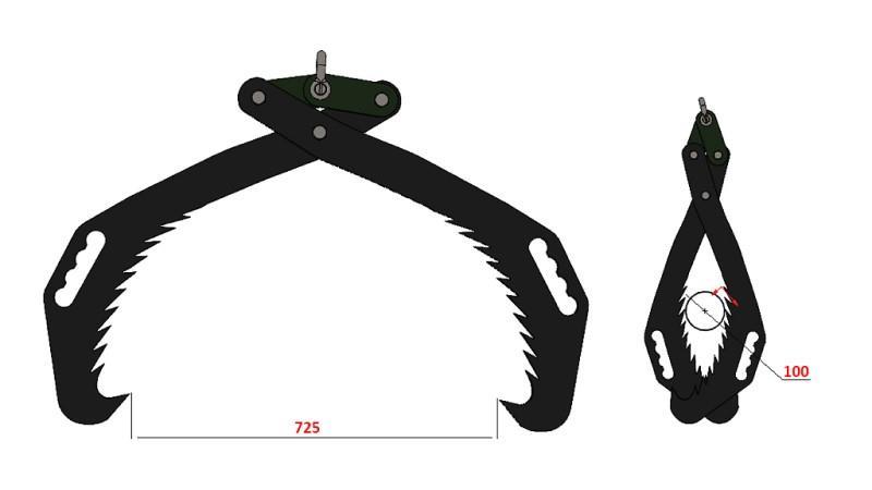 HAND FORESTRY GRIPPER HD70 (700mm)