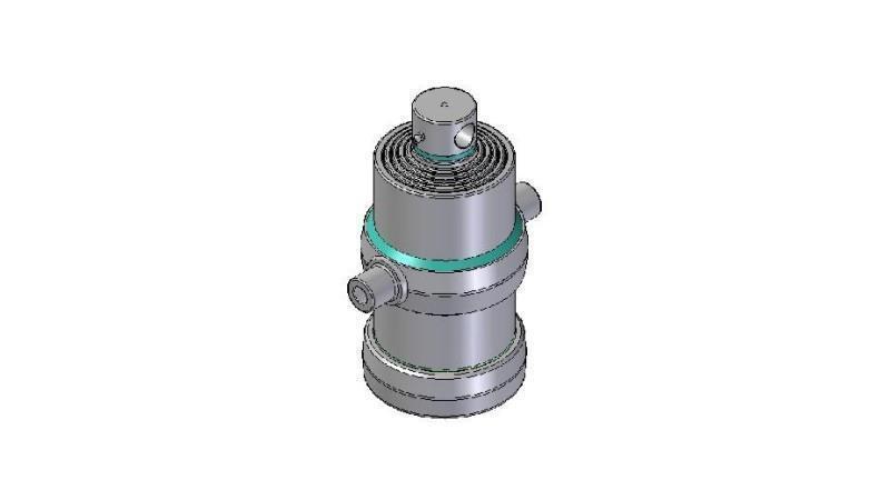 5005F -TELESCOPICKÝ CYLINDR STANDARD/DÍRA 5 STUPŇŮ ZDVIH 1275 FI 190