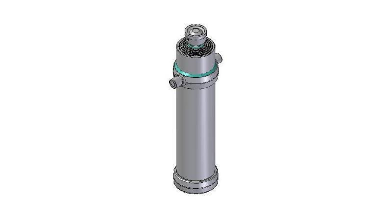 5010S -TELESCOPICKÝ CYLINDR STANDARD/BALL 5 STUPŇŮ ZDVIH 3490 PRŮMĚR 190