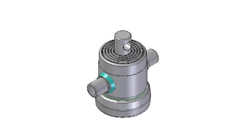 6000F -TELESCOPICKÝ CYLINDR STANDARD/OTVOR 6 STUPŇŮ ZDVIH 600 FI 124