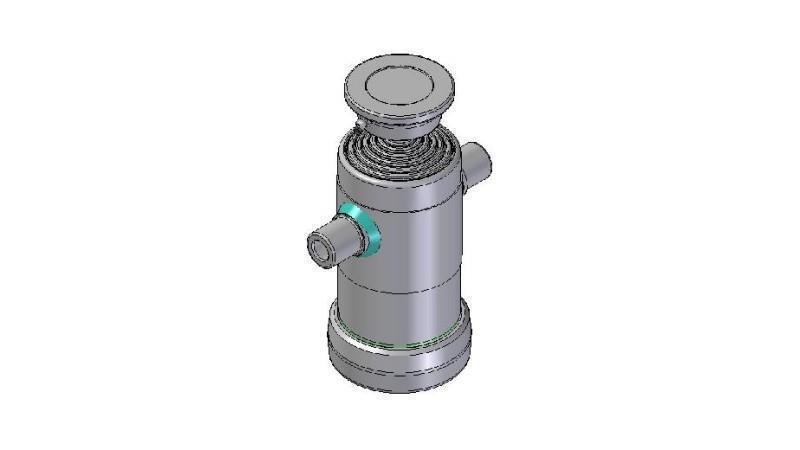 6003S -TELESCOPICKÝ CYLINDR STANDARD/KULIČKA 6 STUPŇŮ ZDVIH 1005 PRŮMĚR 124