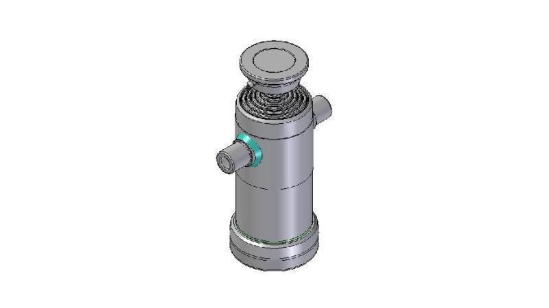 6004S -TELESCOPICKÝ CYLINDR STANDARD/KULIČKA 6 STUPŇŮ ZDVIH 1245 PRŮMĚR 124