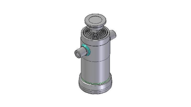 6008S -TELESCOPICKÝ CYLINDR STANDARD/KULIČKA 6 STUPŇŮ ZDVIH 1480 PRŮMĚR 152