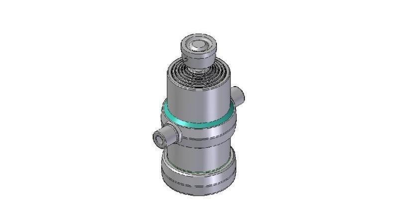 6020S -TELESCOPICKÝ CYLINDR STANDARD/KULIČKA 6 STUPŇŮ ZDVIH 1465 PRŮMĚR 170