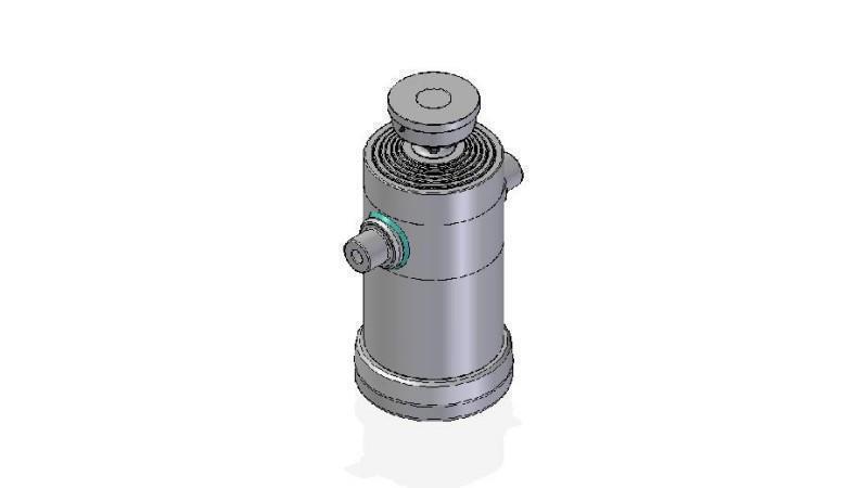 6035S -TELESCOPICKÝ CYLINDR STANDARD/BALL 6 STUPŇŮ ZDVIH 2325 PRŮMĚR 270