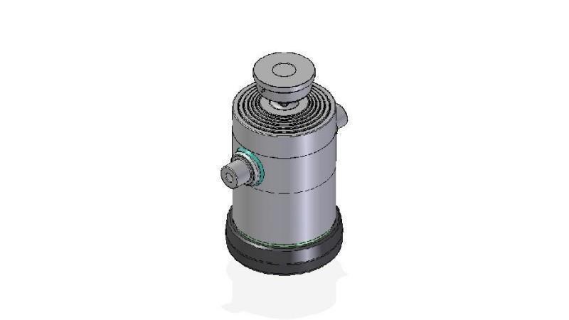 6084S -TELESCOPICKÝ CYLINDR STANDARD/BALL 6 STUPŇŮ ZDVIH 1960 PRŮMĚR 300