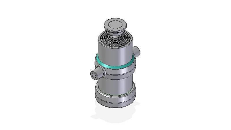 7009S -TELESCOPIC CYLINDER STANDARD/BALL 7 STAGES STROKE 2060 DIAMETER 170