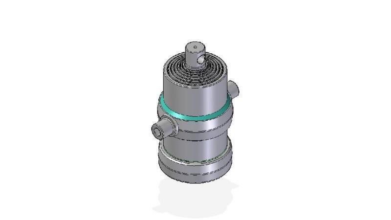 7017F -TELESCOPIC CYLINDER STANDARD/HOLE 7 STAGES STROKE 1695 FI 190