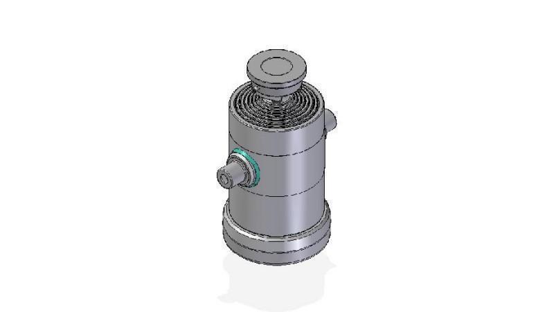 7032S -TELESCOPICKÝ CYLINDR STANDARD/BALL 7 STUPŇŮ CESTA 1992 PRŮMĚR 240