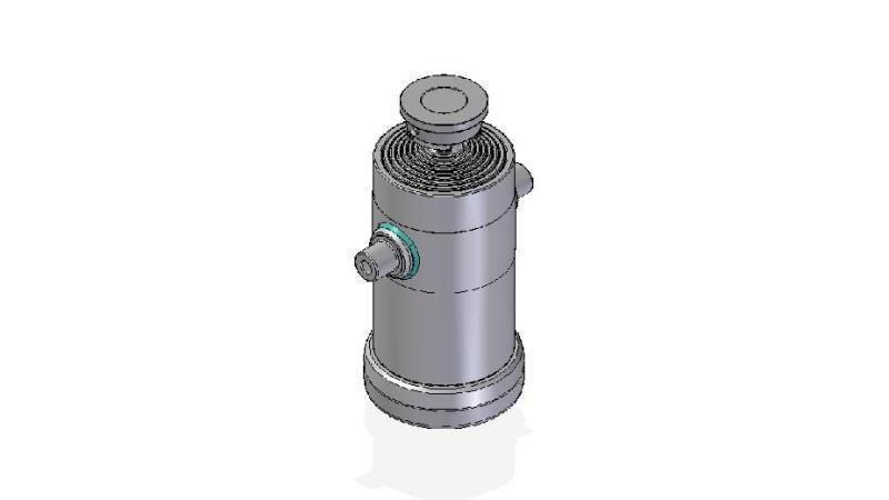7034S -TELESCOPICKÝ CYLINDR STANDARD/KULIČKA 7 STUPŇŮ ZDVIH 2482 PRŮMĚR 240