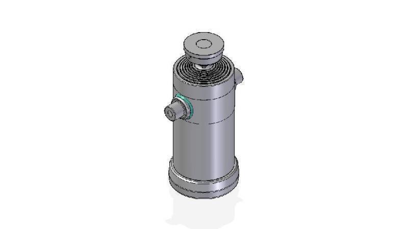 7067S -TELESCOPIC CYLINDER STANDARD/BALL 7 STAGES TRAVEL 3242 DIAMETER 270
