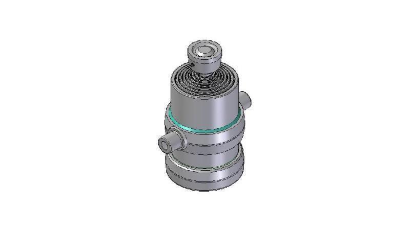 8002S -TELESCOPICKÝ CYLINDR STANDARD/KULIČKA 8 STUPŇŮ CESTA 1540 PRŮMĚR 190