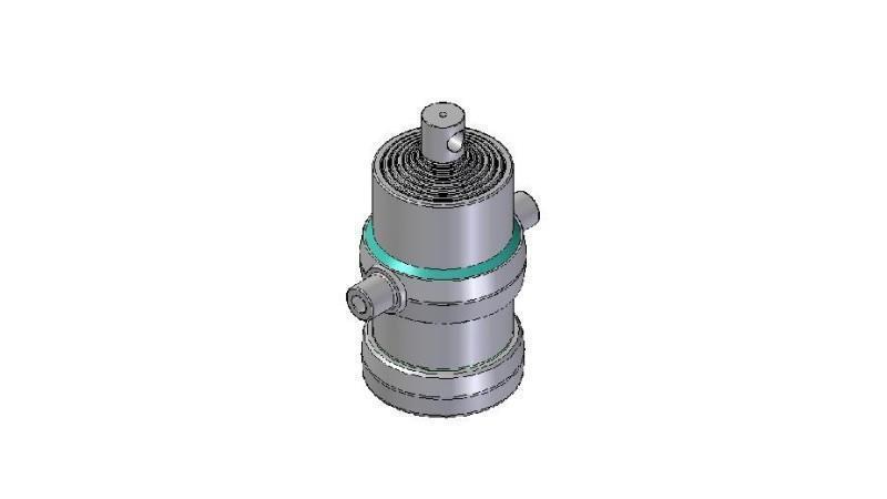8004F -TELESCOPICKÝ CYLINDR STANDARD/DÍRA 8 STUPŇŮ ZDVIH 1940 FI 190