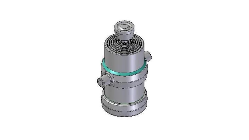 8005S -TELESCOPIC CYLINDER STANDARD/BALL 8 STAGES TRAVEL 2060 DIAMETER 190