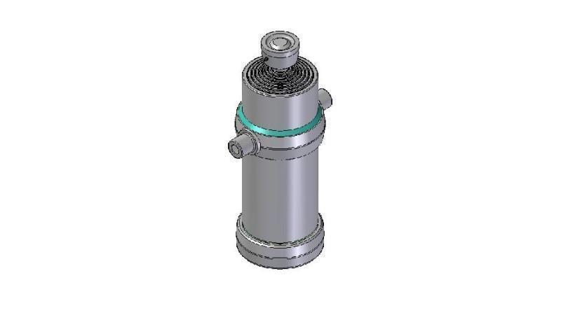 8008S - TELESCOPICKÝ CYLINDR STANDARD/KULIČKA 8 STUPŇŮ ZDVIH 3380 PRŮMĚR 190