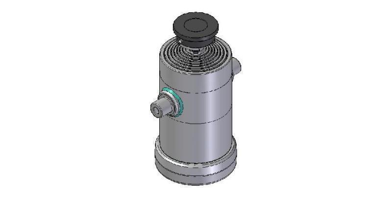 8012S -TELESCOPIC CYLINDER STANDARD/BALL 8 STAGES TRAVEL 2295 DIAMETER 240