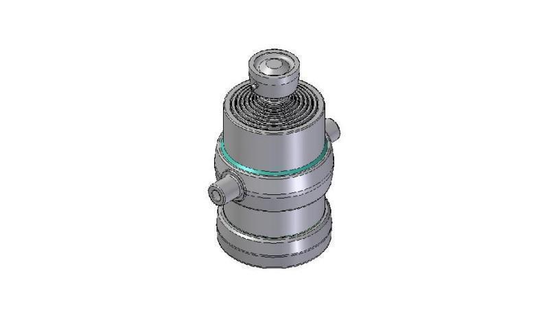 8019S - TELESCOPICKÝ CYLINDR STANDARD/KULIČKA 8 STUPŇŮ CESTA 1750 PRŮMĚR 215