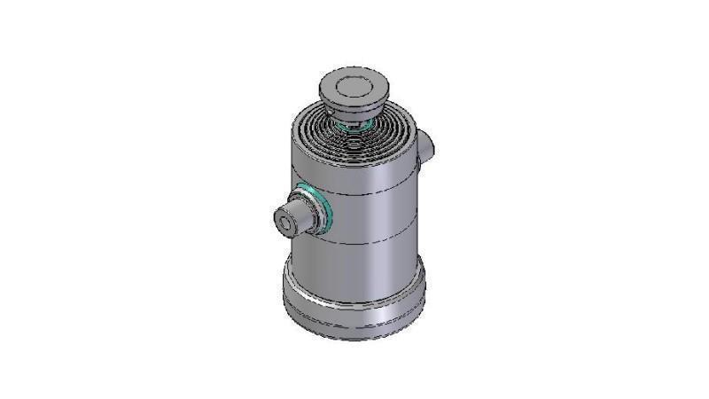 8033S -TELESCOPICKÝ CYLINDR STANDARD/KULIČKA 8 STUPŇŮ ZDVIH 2540 PRŮMĚR 270