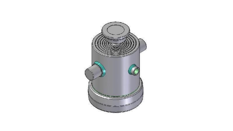 8301S - TELESCOPICKÝ CYLINDR STANDARD/KULIČKA 8 STUPŇŮ CESTA 1320 PRŮMĚR 190