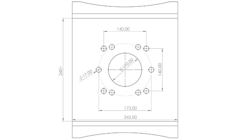 CHYTAČ KAMENÍ BSG 600 TG 2000 kg - 1500 mm